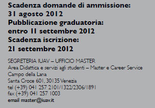Scadenza domande di ammissione